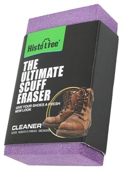 Suede Shoe Eraser & Cleaner, No Water Needed - Dry Scrub Sponge for Nubuck & Brushed Leather Shoes - Remove Stains & Dust Without Liquid