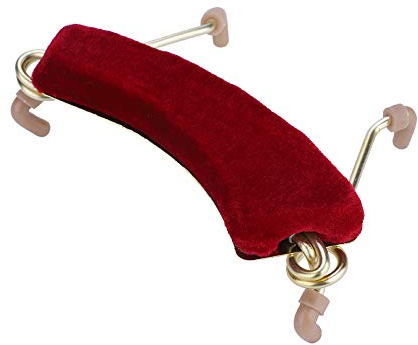 KIMISS Schulterstütze für Violine 3/4 und 4/ Geige – Aluminiumlegierung mit EVA-Polsterung – Bequemes und Rutschfestes Design