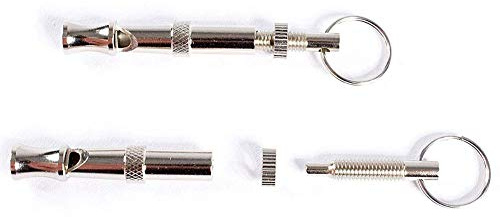 Acouto Barking Device Dogs Portable Pet Dog Whistle Keychain Two Flute Stop Barking Sound Training Whistle Deterrent Devices Pet SuppliesDogsTraining & Behavior AidsDog (As Shown)