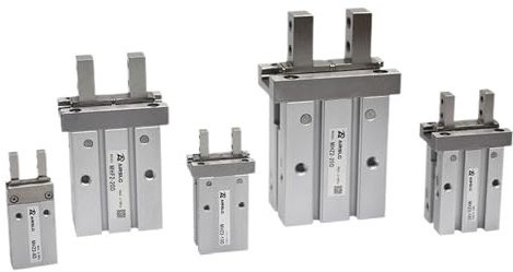 SBSSYVLMV Einfachwirkend Schließer Finger klaue parallel Greifer pneumatische klemm Zylinder MHZ2-10S 16S 20S 25S 32S 40S T Normalerweise geschlossen(MHZ2-25S)