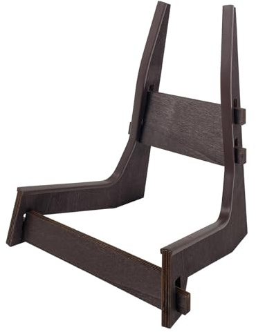 QUXVUIS Tragbarer Ständer für Cello, Bass, Banjo und E Gitarre aus Holz, der sich schnell abnehmen lässt. Abnehmbarer Universalständer für Saiteninstrumente, rutschfest, universell einsetzbar.