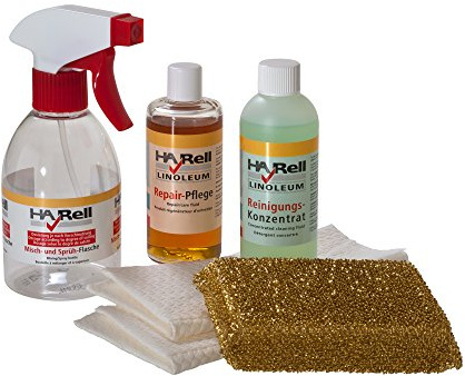 HARell Linoleum - Set di cura per linoleum, per mobili, desktop e linoleum