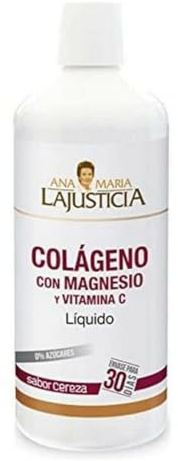Colágeno con Magnesio y Vitamina C Líquido Bebible (Sabor Cereza) 1 L de Ana Maria Lajusticia