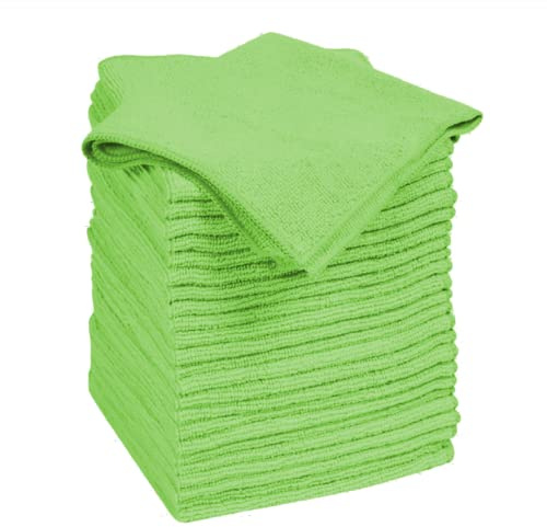 FEDOLOY Microfiber Cleaning Cloth 14 X 14 inch, All-Purpose Towel/Wiper for Multi-Purpose Indoor/Outdoor Cleaning/Dusting/Polishing on Kitchen/Bathroom/Auto Surfaces