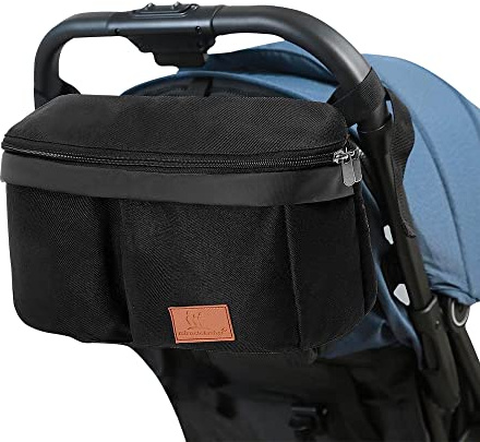 Stroller Organizer Bag for Mum, Super Light Weight Baby Trolley Bag, Multifunctional Large Capacity for Storing