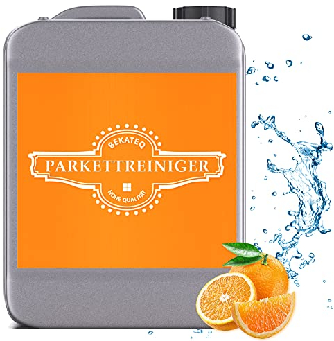 Parkettreiniger 10l - Bodenpflege Reiniger für Holzboden geölt/gewachst/versiegelt, Kork, Linoleum, Vinyl sowie Stein- und Schieferboden, Fliesen, Marmor - entfernt Wachs, Öl, Fett - BEKATEQ BK-115