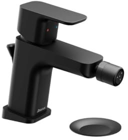 Einhebel-Bidetarmatur mit Ablaufgarnitur Click-Clack | Schwarz | TD F 055.20 | RAVAK