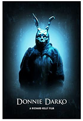 HDTS Klassisches Filmposter Donnie Darko auf Leinwand, Wandkunst, Dekoration, Bild für Wohnzimmer, Schlafzimmer, Dekoration, Rahmen: 50 x 75 cm
