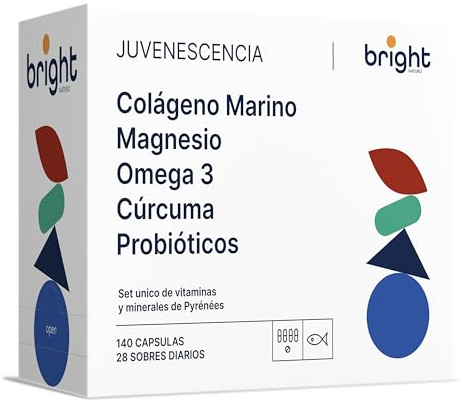 Marint Kollagen med Hyaluronsyra, Magnesium, Omega 3 TG, Gurkmeja med Ingefära och Probiotika - SmartAbsorb™ | för hudhälsa, rörelseförmåga i leder och matsmältning | 28 dagliga påsar
