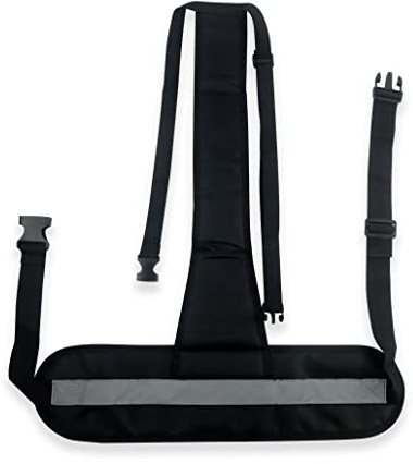 YdseozOA Cinturón de Seguridad para Silla Ruedas cinturón retención Ajustable Antideslizante elástico Transpirable cinturón Seguridad para Personas Mayores Accesorios para sillas Ruedas(Negro)