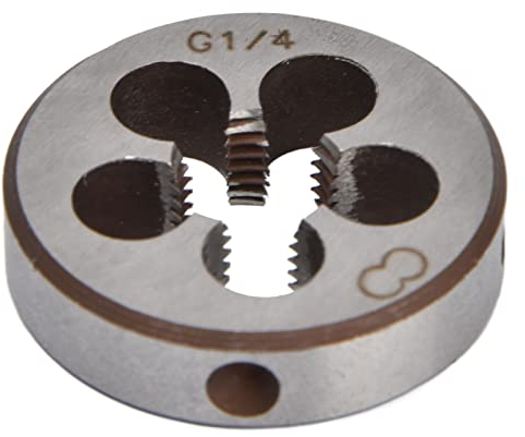 Gewindeschneideisen mit 5 Spanlöchern, G1/4-legierter Stahl, Präzises Schmiedewerkzeug Zum Gewindeschneiden von Rohren. Verbessern Sie das Gewindeschneiden von Rohren mit Hoher
