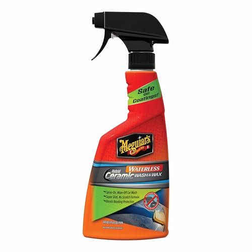 Meguiar's Hybrid Ceramic Waterless Wash & Wax-EU G251024EU, flacone da 710 ml, 6/CV
