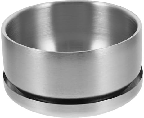SKISUNO Edelstahl Rasierschale Mit Deckel Für Männer Robuste Und Benutzerfreundliche Rasierseifenschale Für Effektives Rasieren Und Stilvolle Badezimmerdekoration