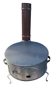 Fladenbäcker Brotbäcker Holzkohlegrill Camping Grill BBQ (Fladenbäcker) 60cm