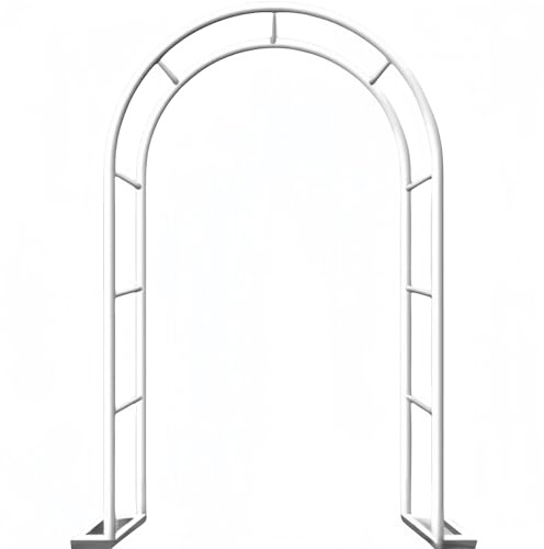 HFVUYAR Arco romántico de jardín de Rosas para Exteriores, pabellón de Hierro con Estructura de Soporte para Plantas trepadoras, Verduras y Plantas.