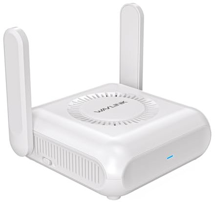 WAVLINK AX3000 Wi-Fi 6 Routeur portable, alimentation USB-C, Gigabit LAN/WAN, OpenVPN, WireGuard, ZeroTier, PPTP et P2TP pour utilisation publique et hôtelière