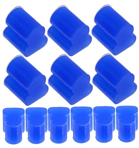 LIGIGWASH 20 Stück Silikon Dämpfer für Tenorhorn und Posaune Weiche Geräuschreduzierende Mute Pads Flexible Verschleißfeste Instrumentenstopper Einfache Installation für Üben und