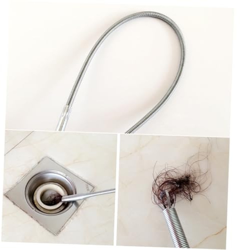ABOOFAN 3piezas Draga De Tuberías Herramienta De Limpieza Extractor De Desagües Para Cocina y Baño Desatascador De Fregadero