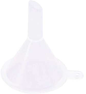 Mini entonnoirs, entonnoirs en plastique transparent, entonnoir de classement avec bec incliné pour petite bouteille, entonnoir de cuisson portable pour liquide, épices, poudre, lotion, huiles..