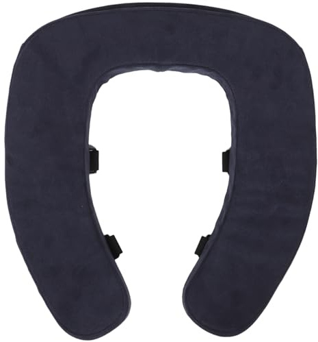 IWOWHERO Heightening and Thickening Toilet Seat Soft Padded Seat Cover Washable for Senior Comfort in Bathroom