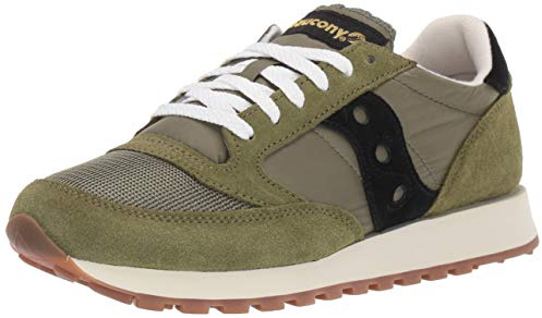 Saucony Jazz Original Vintage, Sneaker Uomo, Verde Nero, 46.5 EU