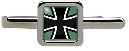 Giftshop UK Eidgenössisches Verteidigung Streitkräfte von Deutschland (Bundeswehr) Quadratisch Krawatte Clip