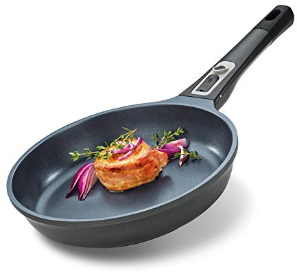 Küchenprofi Bratpfanne-2383503024 24 cm Silber | Aluminium-Gusspfanne, abnehmbarer Magnetgriff, backofenfest, Antihaftbeschichtung, für alle Herdarten, induktionsgeeignet