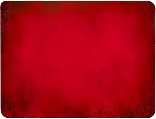 Silent Monsters Tappetino Mouse 24 x 20 cm piccolo, Rosso, Bordo tagliato al laser, Durevoli, antiscivolo e silenzioso, gioco, ufficio, casa, lavabile, arrotolabile, Tappetini per il Gaming Mousepad