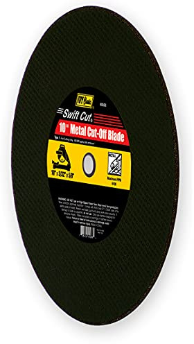 IVY Classic 40088-10 Swift Cut 10-Inch x 3/32-Inch x 5/8-Inch Arbor, Metal Cut-Off Blade for Chop Saws, 10-Pack