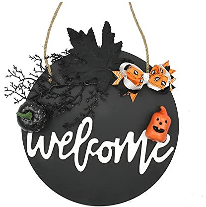 WENMENG2021 Bienvenida a Casa Signo de la Guirnalda de Bienvenida for la decoración del Porche Delantero de la casa Cartel De Bienvenida