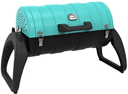 Kolgrill Picknick Grill Träkolgrill Kolgrill Grill Bärbar BBQ Rostfritt Stål Vikbar BBQ Grill Campinggrill För Campingmatlagning Kolgrillar Picknickgrill (Color : Blu)
