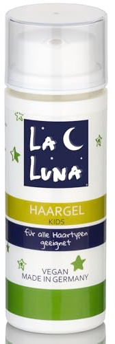 Haargel für Kinder,Kids Styling Haar|vegan|Jungs Frisuren|coole Frisur|ohne Parabene nicht klebend| wasserlöslich|Hair Pflege Kleinkind Kinderhaar Stylen,LA LUNA 50ml