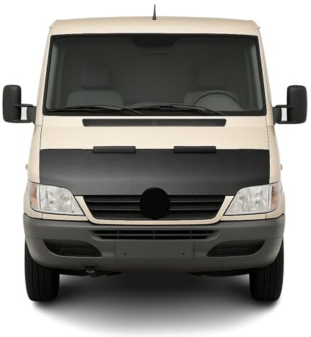 Masque de protection contre les chutes de gravillons compatible avec Hyundai iX20 2010-2015 1 demi-protection de capot effet carbone