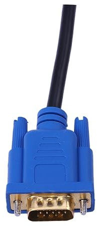 jojofuny Cavo Adattatore Maschio Vga Convertitore Pin Per Monitor e Proiettori Alta Banda Mhz Compatibile Con Dispositivi Hd e Home Theater