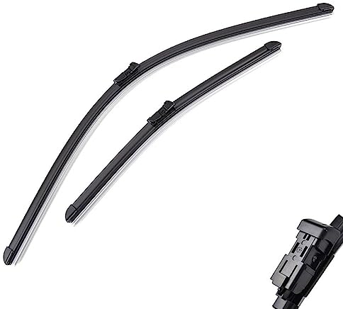Set, für VW Golf 7 5G1 VII MK7 Variant 2012–2020 vorne hinten Wischerblätter Windschutzscheibe Windschutzscheibe Alltrack Sportsvan GTE GTD GTI R (Farbe: RHD, Größe: vorne hinten)
