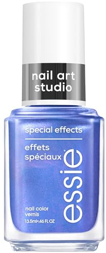Essie Nagellack – Nr. 33 reality reflection, professioneller Effektnagellack in metallic blau, hochwertig und haltbar, 13,5 ml