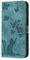 Skyhewen for Samsung Galaxy A16 Case, Cat & Butterfly PU Leather Flip Wallet Protective Case with Card Slots Kickstand Magnetic Closure Shockproof Phone Case Cover for Samsung Galaxy A16 4G/5G, Green