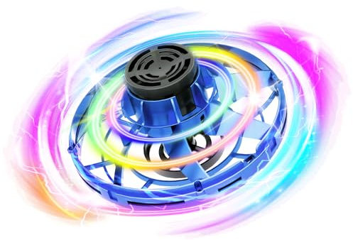 Zookao Hand Spinner UFO Spin Drohne, Spiele für den Außenbereich, Kinder, Fidget Spielzeug, Geschenk zum Geburtstag und Weihnachten, 6-12 Jahre