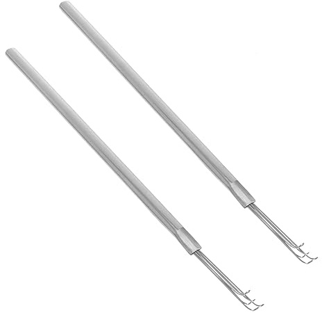 MOLUCKFU 2stücke Set Set Tragbare Metall Ohrlöffel Für Erwachsene Hygienische Und Effektive Ohrenreinigung Rostfrei Rutschfest Und Leicht Zu Reinigen