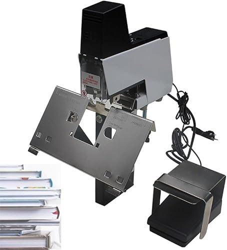 Agrafeuse D'équitation, Agrafeuse Électrique À Selle Avec Interrupteur Au Pied, Agrafeuse Rapide Automatique De 2 À 30 Feuilles, Pression De Reliure Réglable À 9 Niveaux, Agrafeuse Électrique Bureau