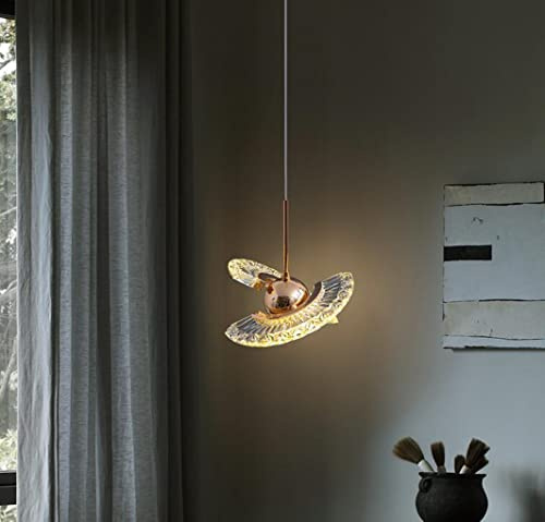 SSNCcNC Pendellampe LED 4W Hängeleuchten Kreativ Drehbar Hängelampe Moderne Minimalismus Design Schlafzimmer Nachttisch Pendelleuchte Kronleuchter 3000K Für Wohnzimmer Esszimmer