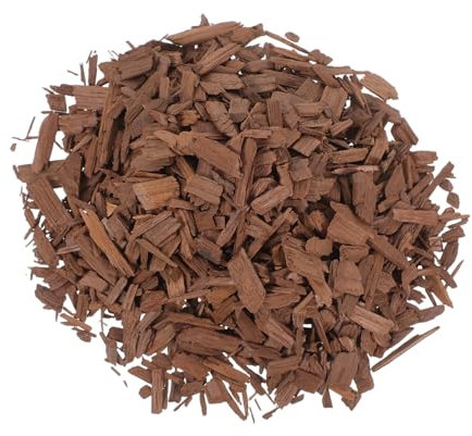 Mipcase Trucioli di Rovere Francese Tostati Leggeri per Vinificazione Fai da Te, Scaglie di Legno per Invecchiamento e Affumicatura Vino, Confezione 100g Note Fruttate per Esaltare Aroma e Gusto