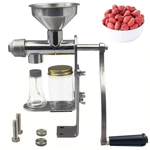 Macchina della pressa dell'olio dell'acciaio inossidabile per uso domestico, efficiente estrattore di olio di semi e dado per una cucina sana