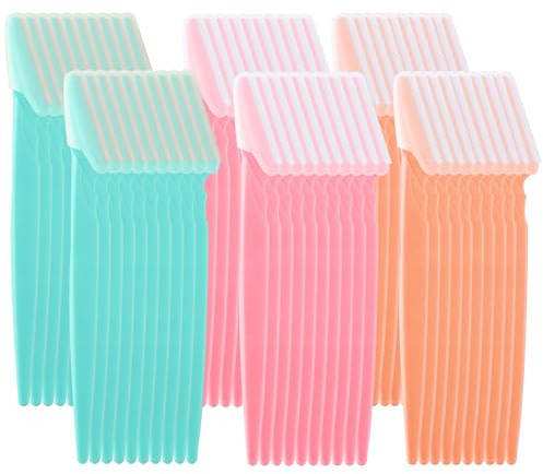 PULIANGLIU 60 st. ögonbrynsrakapparat ansiktsrakapparat kvinnor | Eyebrow razors, ögonbryn rakapparat för kvinnor män, bärbar kvinnors rakapparat ansikte rakkniv för kropp, set om 60