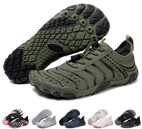Chaussures Aquatiques Femmes Chaussures de Plage Antidérapantes Chaussures Natation Respirantes Chaussures d'été SéChage Rapide Water Shoes Chaussures de Sport Fitness Barefoot
