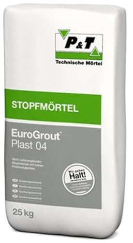 EuroGrout Plast 04 Stopfmörtel 25 kg - Nicht schrumpfende Stopfmörtel mit hohen Frühfestigkeiten.