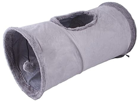 JINGLING Schön Faltbar Katzentunnel Katzenspielzeug Mit Ball Rascheltunnel Für Katzen Welphln Kaninchenoder Kleintiere, Katzentunnel Katzenspielzeug Faltbar Spieltunnel Knisternder Rascheltunnel