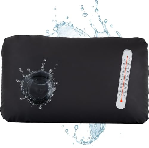 Supply24 since 2004 Orthopädisches Gelschaum-Saunakissen 40x24x12 cm – Made in Italy | Ergonomisch & wasserabweisend | RG60 Gelschaum | Hitzebeständiger Waschbarer Bezug (90°C) Gel Kopfkissen Schwarz