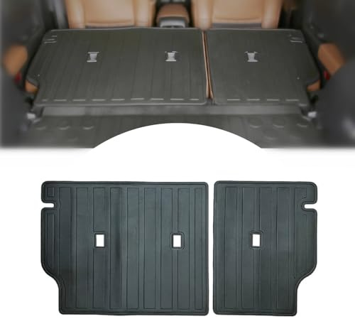 YEBOOCA Cargo Liner Compatible with 2021-2025 Bronco Sport Trunk Mat Back Seat Cover Protector (Backrest Mats)