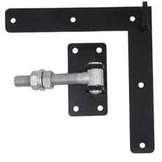 Wovar Verstellbares Ladenband 30 cm Schwarz mit Ladenhaken Rechtsdrehend - Pro Stück